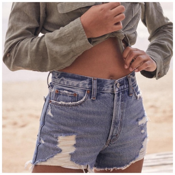 Abercrombie & Fitch Pants - New size 26 high rise distressed shorts